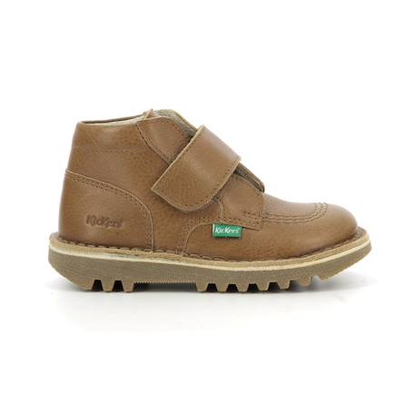 KICKERS Bottillons Neokrafty camel BLEU+MARRON 5 - vertbaudet enfant 