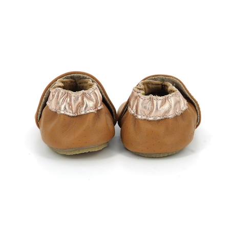 ROBEEZ Chaussons Flyinthewindcrp camel MARRON 3 - vertbaudet enfant 