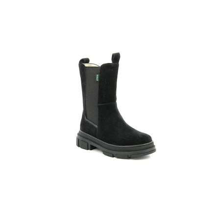 KICKERS Boots Kick Goz kaki BLANC+BLANC+NOIR 10 - vertbaudet enfant 