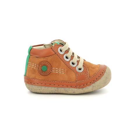 KICKERS Bottillons Sonistreet camel BEIGE+GRIS 1 - vertbaudet enfant 