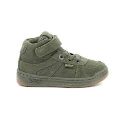 Chaussures-Chaussures garçon 23-38-KICKERS Baskets hautes Kickalien kaki