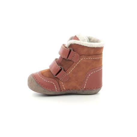 KICKERS Boots Sosnowkro camel BLANC 4 - vertbaudet enfant 