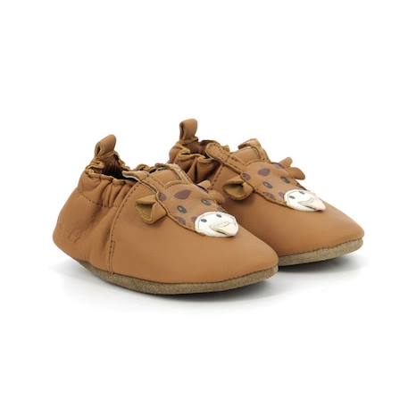 ROBEEZ Chaussons Cute Girafon camel MARRON 2 - vertbaudet enfant 