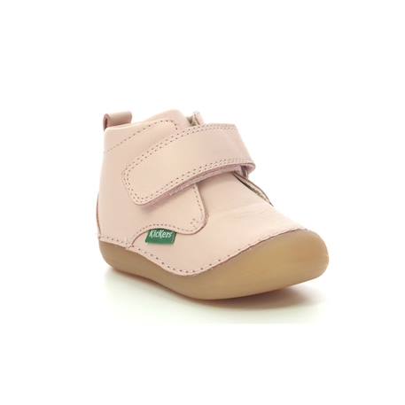 KICKERS Bottillons Sabio Beige/rose ROSE 2 - vertbaudet enfant 