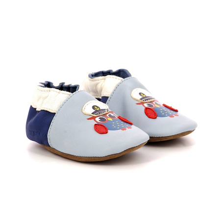 ROBEEZ Chaussons Bird Sailor bleu BLEU 2 - vertbaudet enfant 