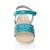 MOD 8 Sandales Loveme turquoise BLEU 3 - vertbaudet enfant 