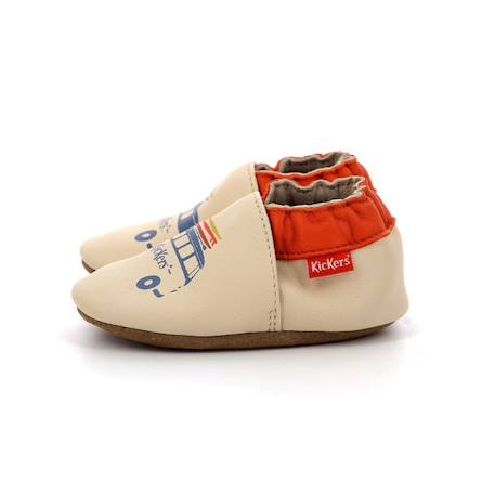 KICKERS Chaussons Kickbaby Van bleu BEIGE+BLEU 4 - vertbaudet enfant 