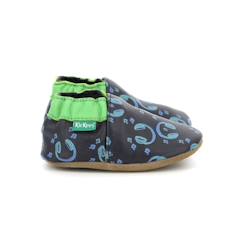 KICKERS Chaussons Kickbaby Music vert  - vertbaudet enfant