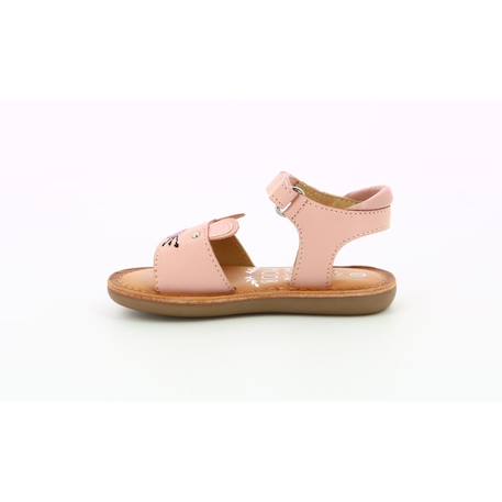 MOD 8 Sandales Cloonie rose BLANC+ROSE 8 - vertbaudet enfant 