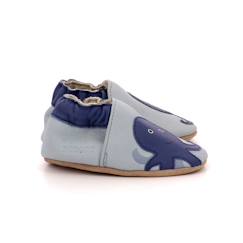 ROBEEZ Chaussons Weird Octopus bleu  - vertbaudet enfant