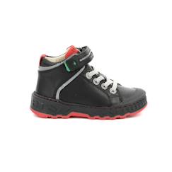 Chaussures-Chaussures garçon 23-38-Baskets, tennis-KICKERS Baskets hautes Kick Teen Rouge/noir