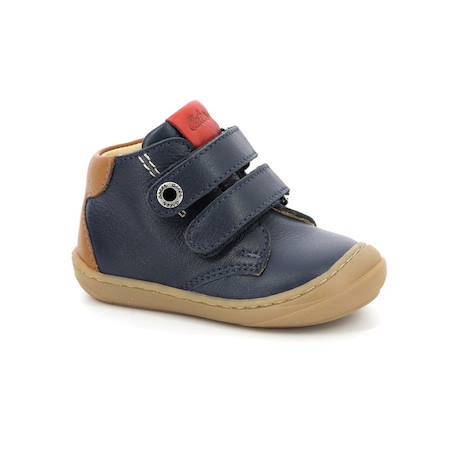 ASTER Bottillons Chyo marine BLEU+BLEU+MARRON+VERT 2 - vertbaudet enfant 