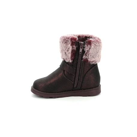 MOD 8 Boots Aldizia bordeaux NOIR+ROUGE 8 - vertbaudet enfant 