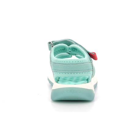 KICKERS Sandales Kikco bleu BLEU+ROSE 3 - vertbaudet enfant 