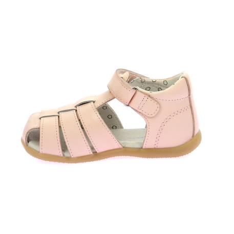 KICKERS Sandales Bigflo-c blanc BLANC+BLEU+ROSE 11 - vertbaudet enfant 