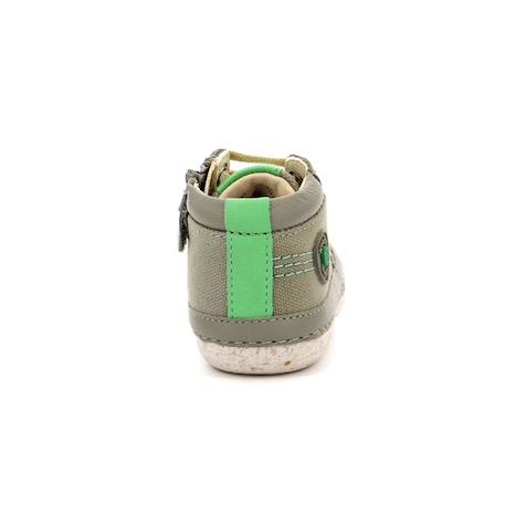 KICKERS Bottillons Sonistreet kaki BLEU+ROUGE+VERT+VERT 11 - vertbaudet enfant 