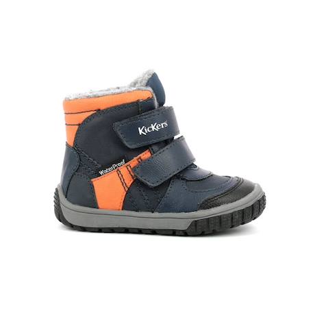 KICKERS Boots Sitrouille Wpf bleu BLEU 1 - vertbaudet enfant 