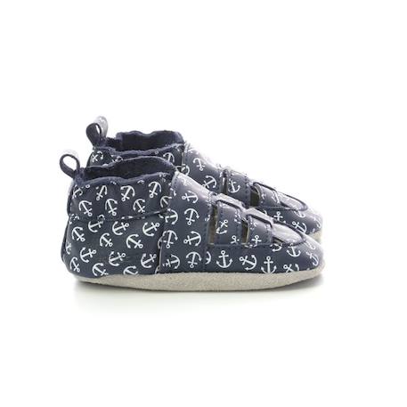 ROBEEZ Salomés Sandiz marine BLANC+BLEU 5 - vertbaudet enfant 