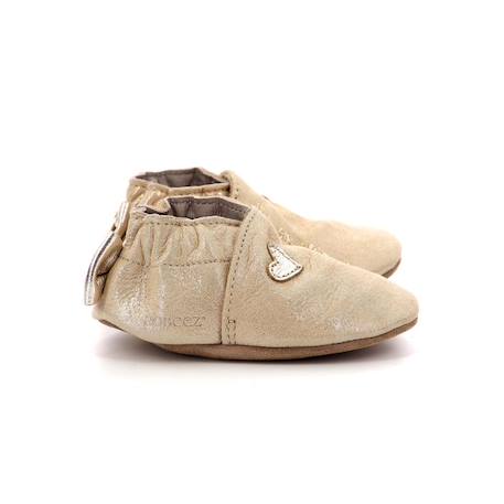 ROBEEZ Chaussons Mini Love or BEIGE 3 - vertbaudet enfant 