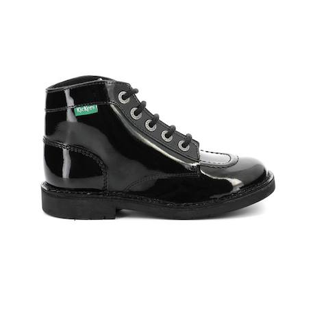 KICKERS Bottillons Kick Col noir NOIR 2 - vertbaudet enfant 