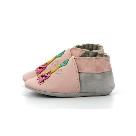 ROBEEZ Chaussons Holidays Fruits rose ROSE 4 - vertbaudet enfant 