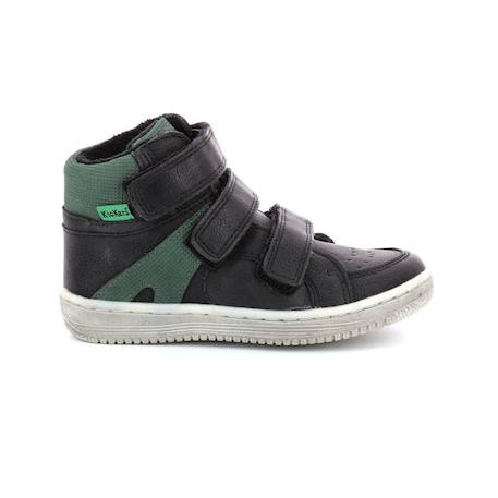 KICKERS Baskets hautes Lohan Vert/noir BLEU+NOIR 5 - vertbaudet enfant 