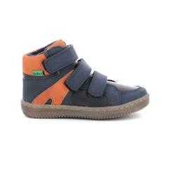 Chaussures-Chaussures garçon 23-38-KICKERS Baskets hautes Lohan marine