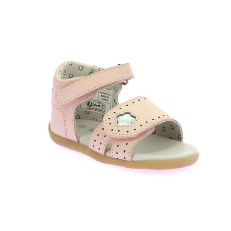 KICKERS Sandales Bigkratch-c blanc BLANC+ROSE 6 - vertbaudet enfant 