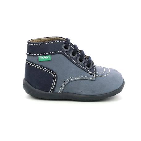 KICKERS Bottillons Bonbon-2 bleu BLEU 2 - vertbaudet enfant 