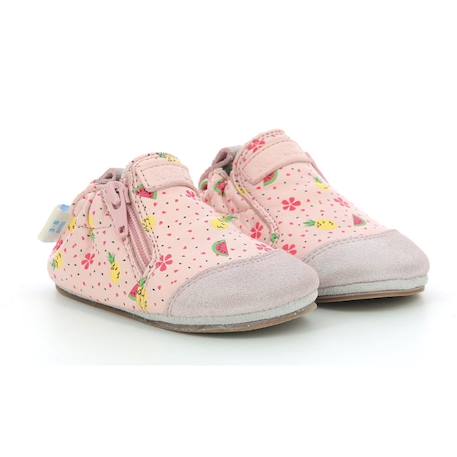 ROBEEZ Chaussons Fruity Day rose ROSE 2 - vertbaudet enfant 