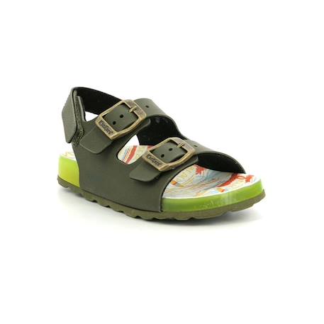 KICKERS Sandales Sunyva kaki GRIS+VERT 2 - vertbaudet enfant 