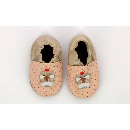 ROBEEZ Chaussons Cookie Lover rose ROSE 2 - vertbaudet enfant 