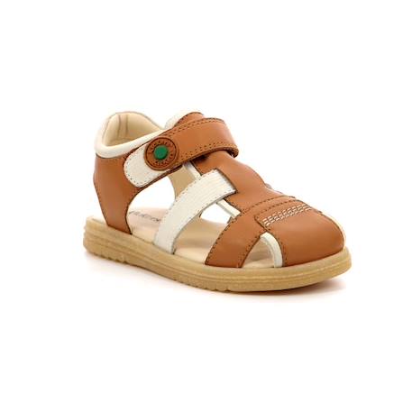 KICKERS Sandales Kickgalacxu camel MARRON 2 - vertbaudet enfant 