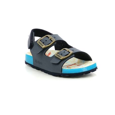 KICKERS Sandales Sunyva marine BLEU+GRIS 2 - vertbaudet enfant 