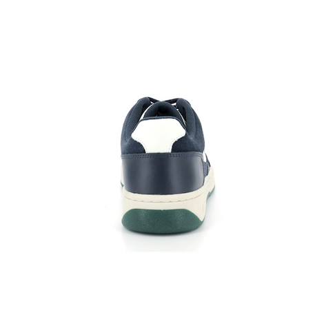 KICKERS Baskets basses Kikouak Jr marine BLANC+BLANC+BLANC+BLANC+BLEU+NOIR 19 - vertbaudet enfant 