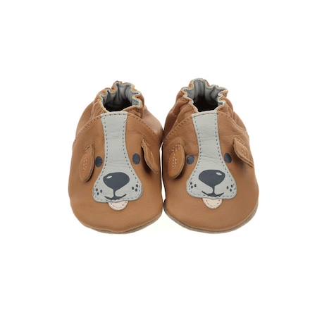 ROBEEZ Chaussons Sweety Dog rose BEIGE 2 - vertbaudet enfant 