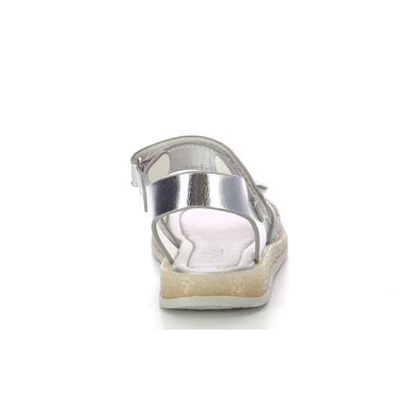 MOD 8 Sandales Liboo argent GRIS 3 - vertbaudet enfant 