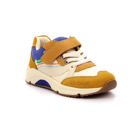 KICKERS Baskets basses Runrun camel MARRON 2 - vertbaudet enfant 