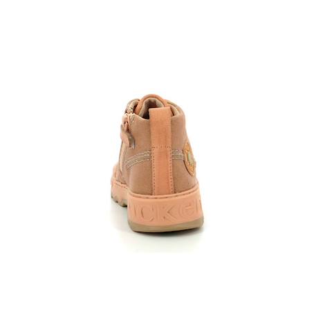 KICKERS Baskets hautes Kickrup BEIGE+VERT+VIOLET 3 - vertbaudet enfant 