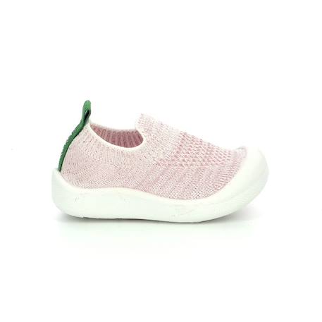 KICKERS Chaussons Kick Easy blanc BLANC+BLEU 2 - vertbaudet enfant 