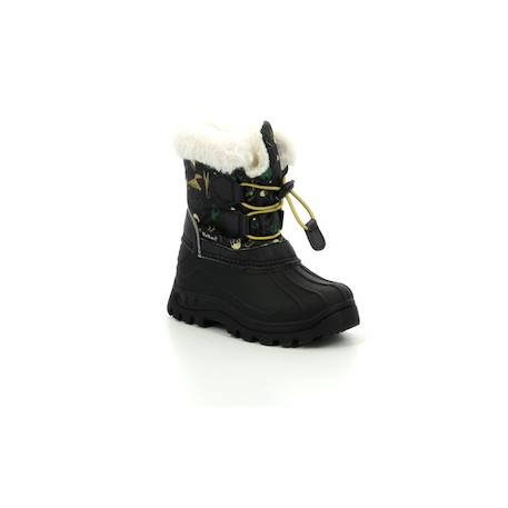 KICKERS Bottes Sealsnow kaki BLANC+NOIR+VERT 2 - vertbaudet enfant 