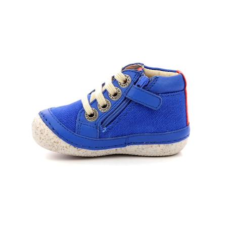 KICKERS Bottillons Sonistreet kaki BLEU+ROUGE+VERT+VERT 4 - vertbaudet enfant 