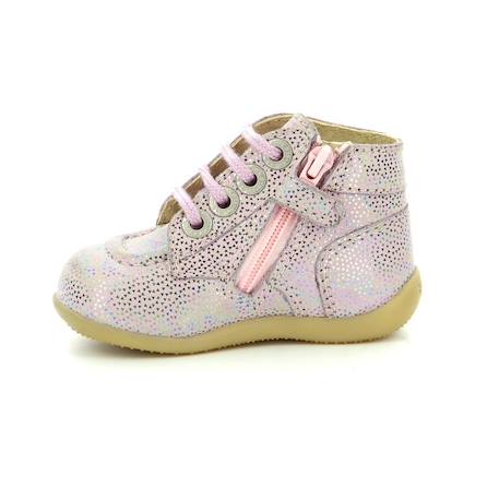 KICKERS Bottillons Bonzip-2 rose ROSE 4 - vertbaudet enfant 