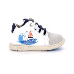 KICKERS Bottillons Kickblace blanc  - vertbaudet enfant