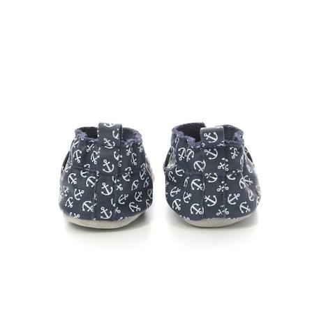 ROBEEZ Salomés Sandiz marine BLANC+BLEU 7 - vertbaudet enfant 