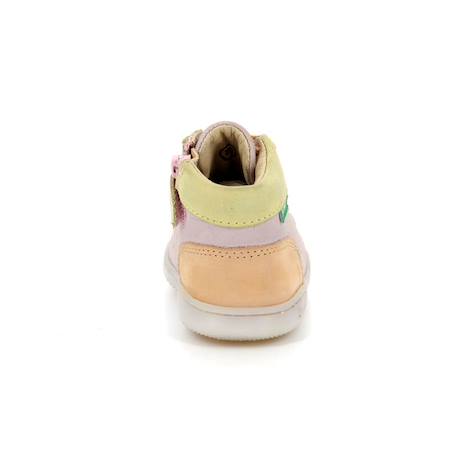 KICKERS Bottillons Kickiconic beige BEIGE+BLEU+ROSE 11 - vertbaudet enfant 