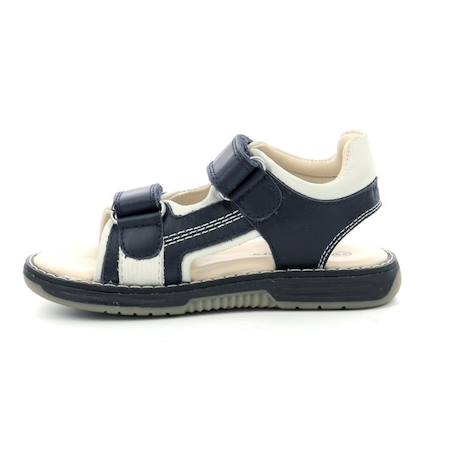 KICKERS Sandales Kickgalacxo camel BLEU+VERT 4 - vertbaudet enfant 