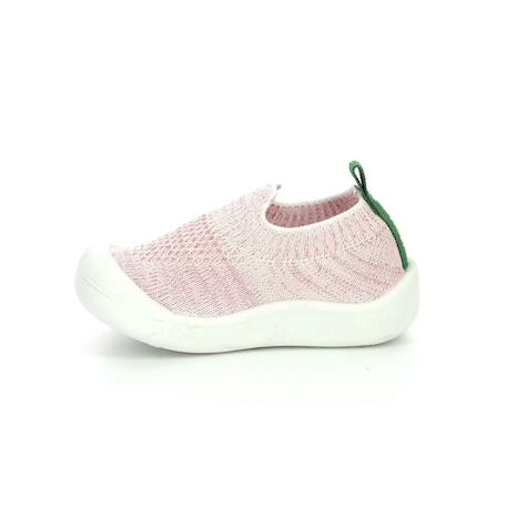 KICKERS Chaussons Kick Easy blanc BLANC+BLEU 4 - vertbaudet enfant 