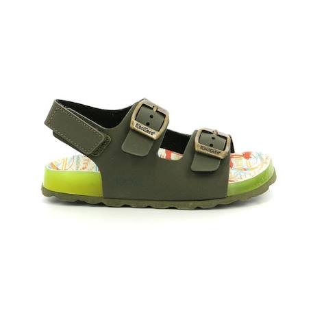 KICKERS Sandales Sunyva kaki GRIS+VERT 1 - vertbaudet enfant 