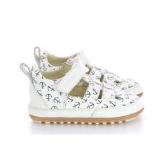 Chaussures-ROBEEZ Salomés Miniz blanc